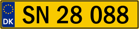 Truck License Plate
